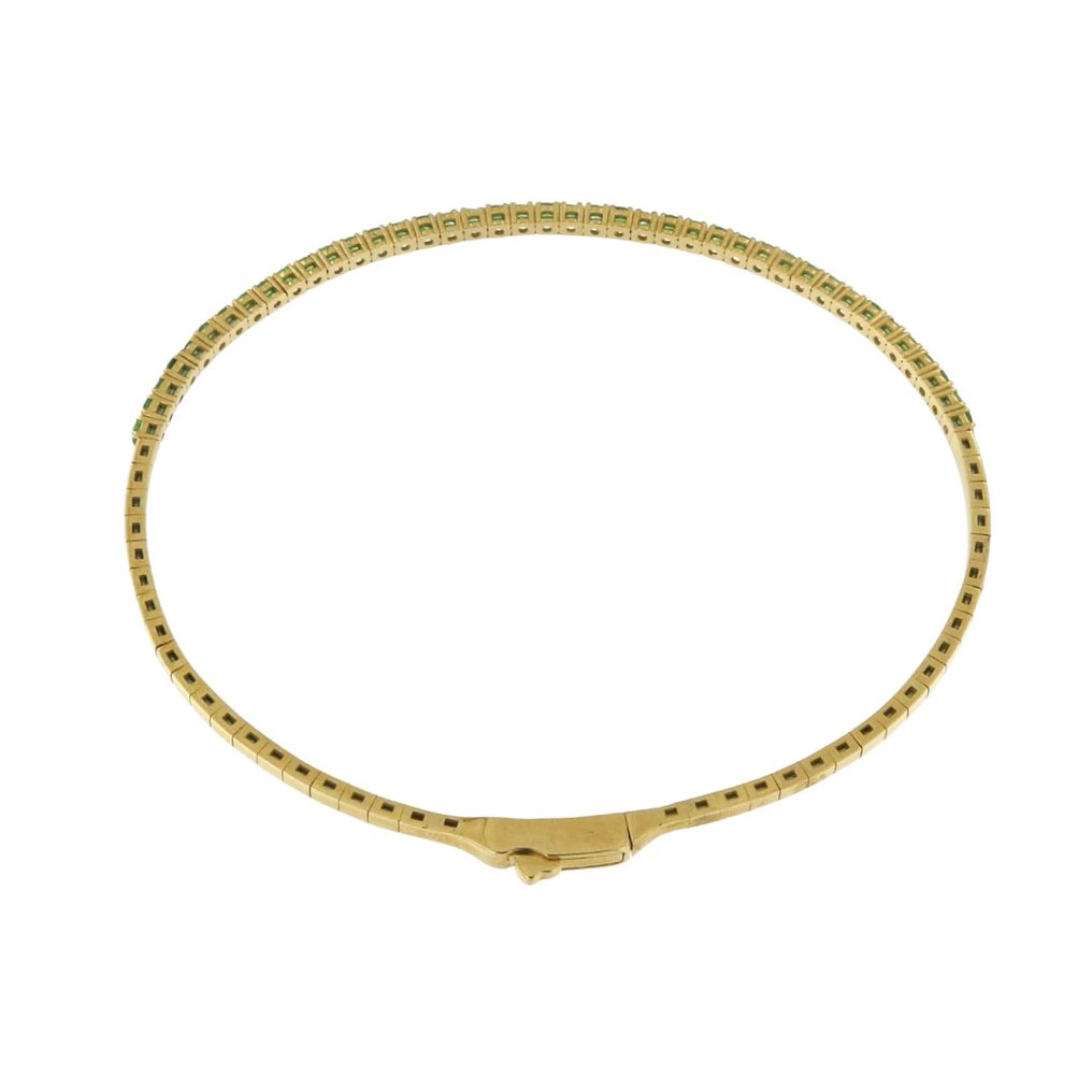 Bracciale - 18 carati Oro giallo -  1.39ct. tw. - Tsavorite #4.3