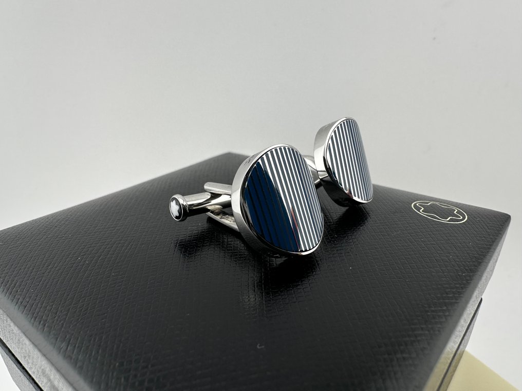 Montblanc - Stål - Manchetknapper - Stål Ref. 109785 #2.1