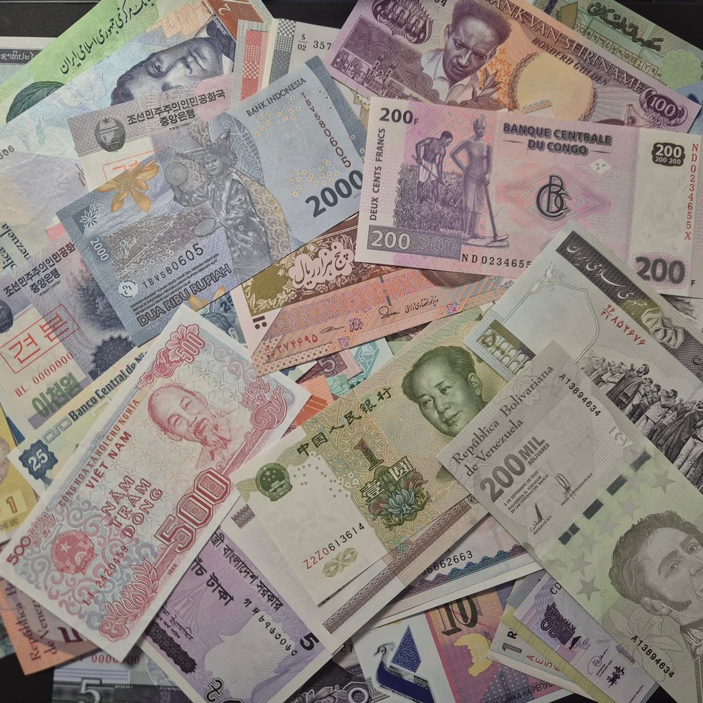 World. - 100 Banknotes - Various Dates  (No Reserve Price) #1.0