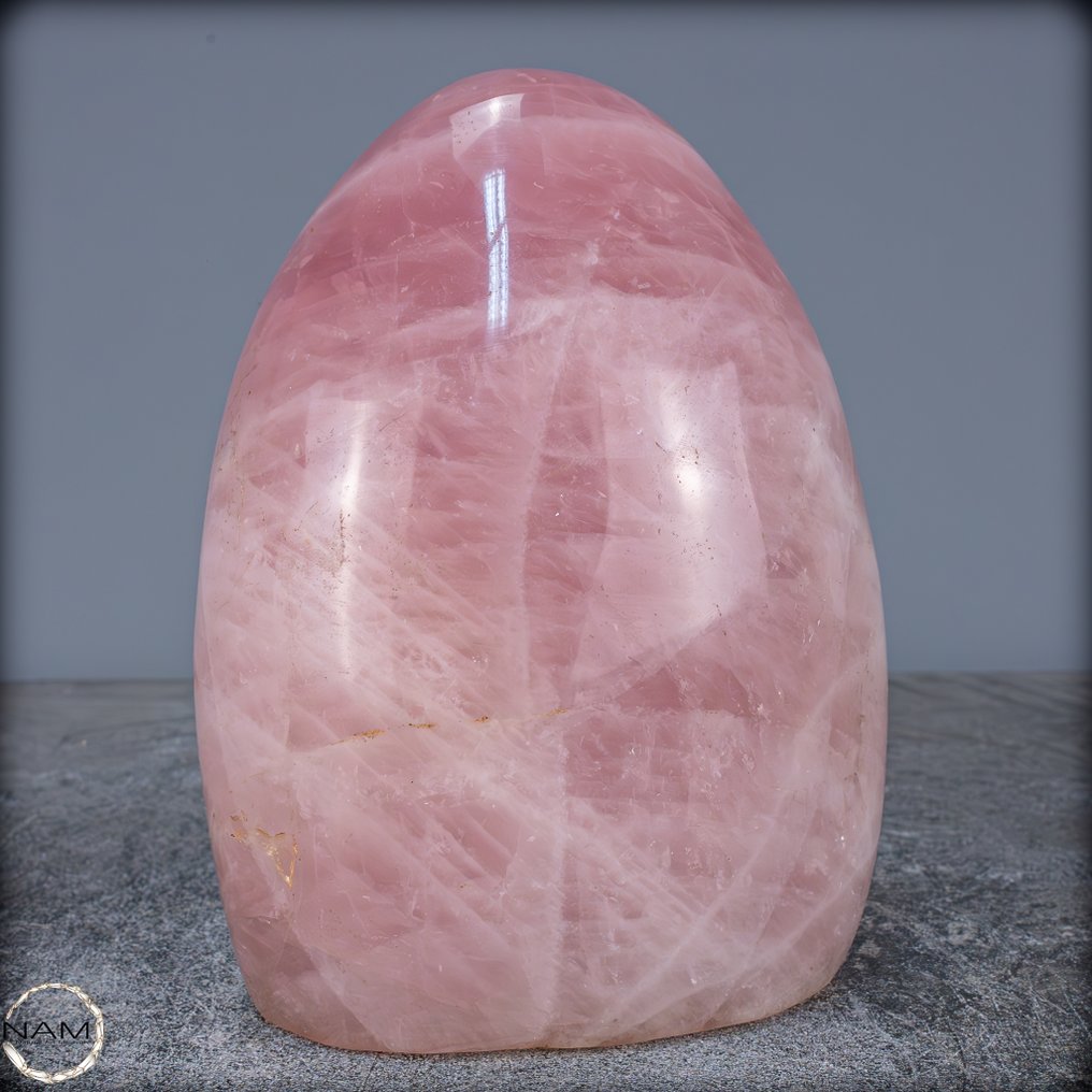 Intense Color A++ Roses Quartz fra Brasilien Friform- 2819.67 g #1.0