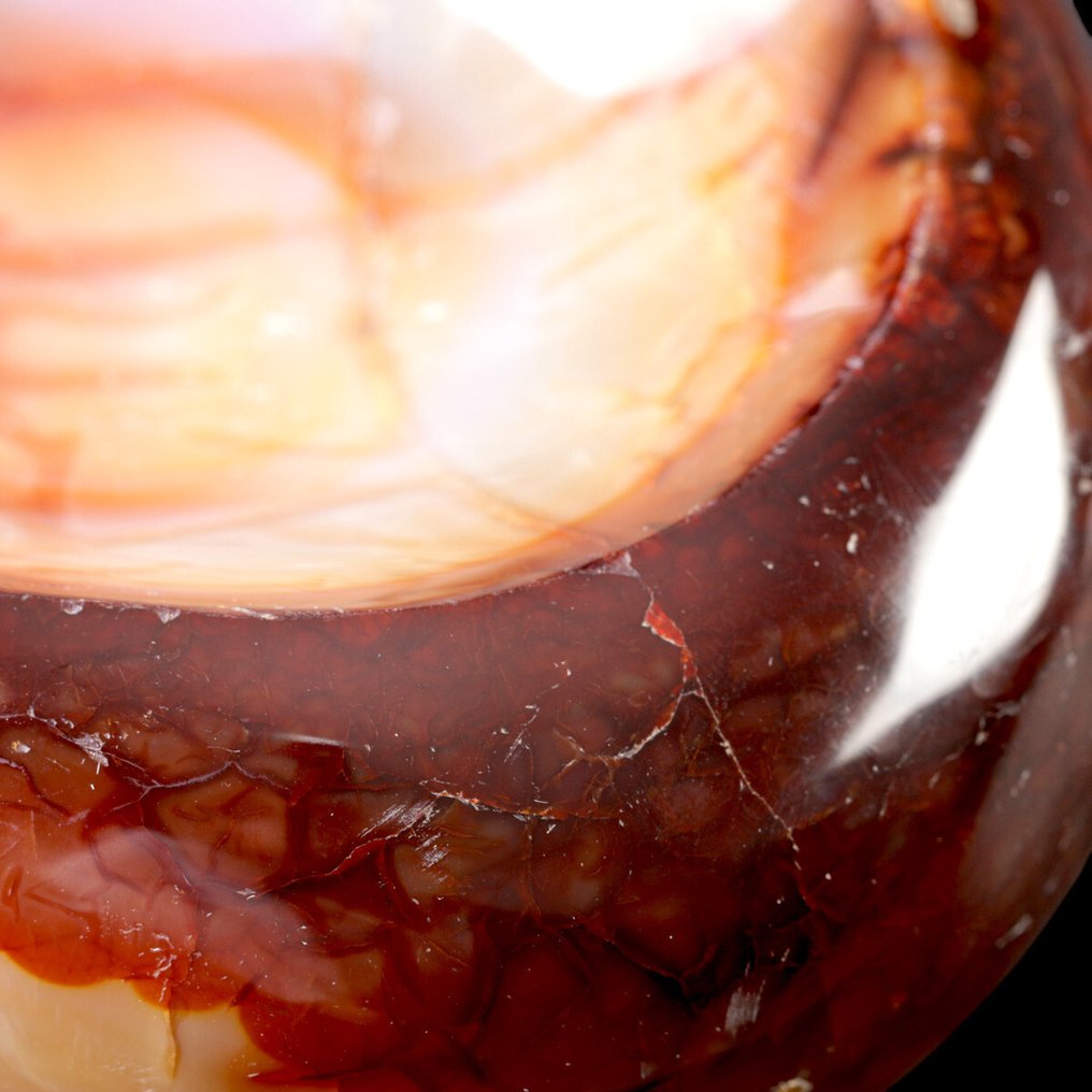 Extra Quality Red Corniola - Height: 145 mm - Width: 125 mm- 1277 g #4.3