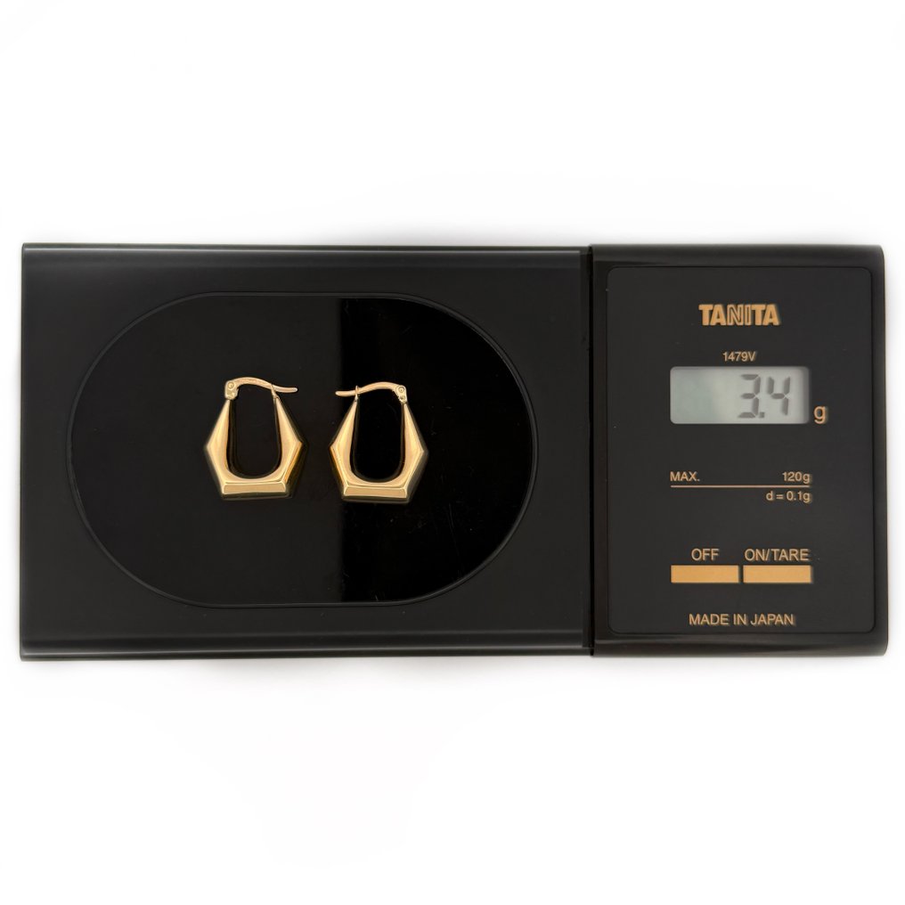 Handmade - Σκουλαρίκια - 3.4 g - 18 καράτια Κίτρινο χρυσό #1.0