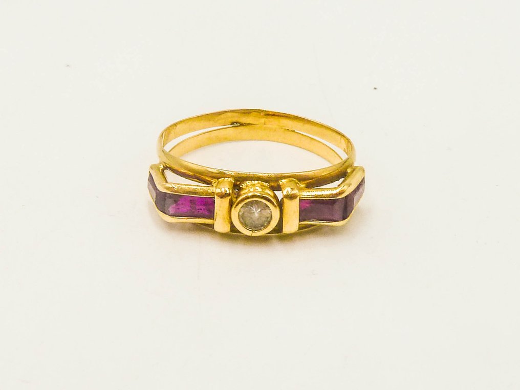 Gyűrű - 18 kt. Sárga arany #1.0