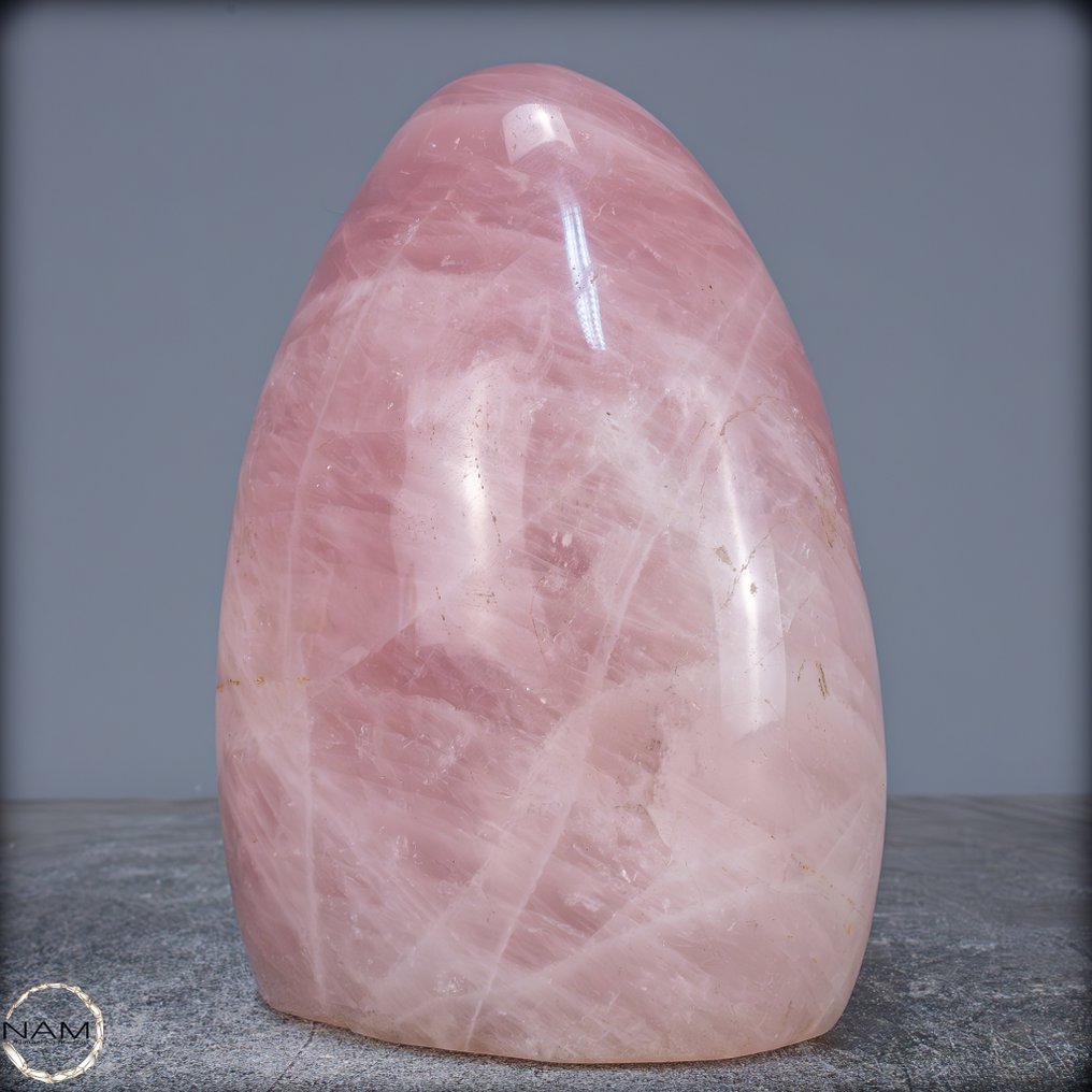 Intense Color A++ Roses Quartz fra Brasilien Friform- 2819.67 g #4.3