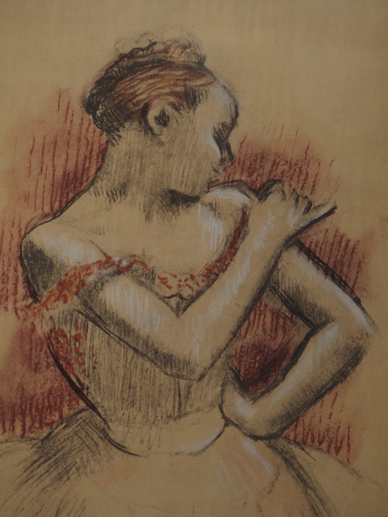 Edgar Degas (1834-1917) - Danseuse rattachant son tutu #3.2