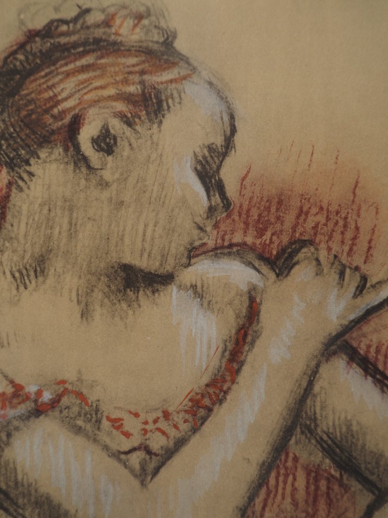 Edgar Degas (1834-1917) - Danseuse rattachant son tutu #4.3