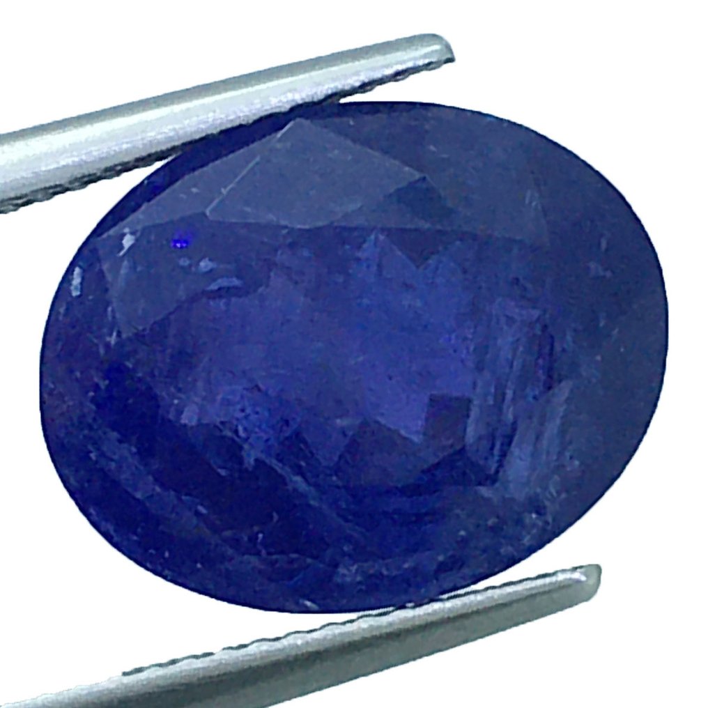没有保留价 - 1 pcs  蓝色 坦桑石  - 9.90 ct - 安特卫普宝石检测实验室（ALGT） - 浓烈的蓝色 #2.1