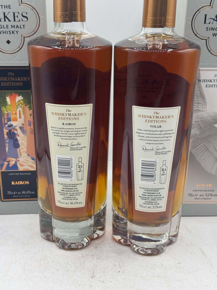 Lakes The Whiskymaker's Edition - Kairos & Volar  - 70cl - 2 pullojen #1.0