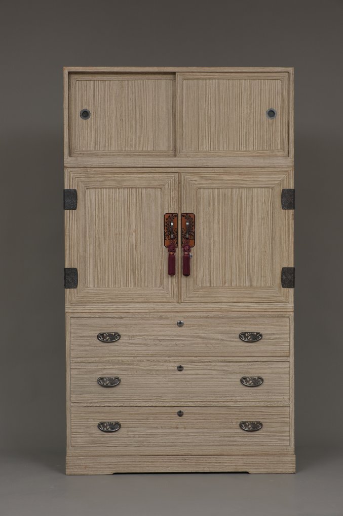 着物衣装箪笥(用于存放和服的抽屉柜) - 木, 金属,泡桐木/桐木 - 日本 - 昭和中期(20世纪中期) #2.1