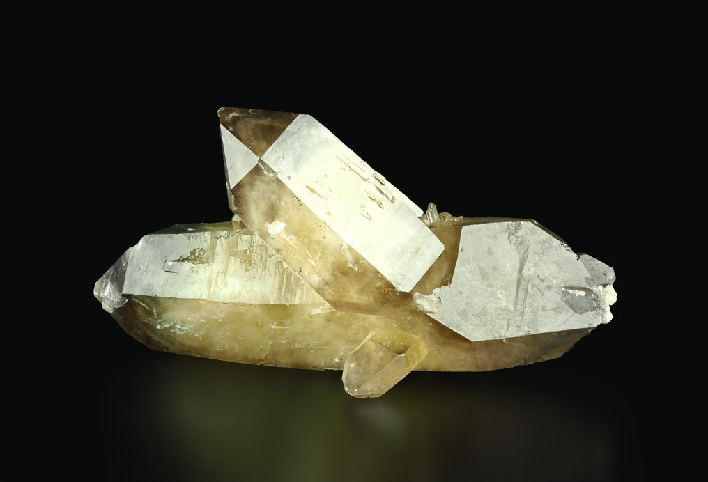 巨大的黃水晶漂浮物 水晶群 - 高度: 128 mm - 闊度: 72 mm- 340 g #3.2