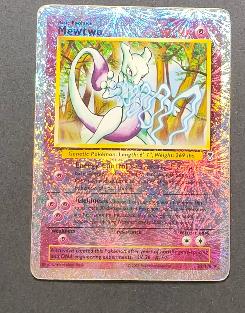 Pokémon - 1 Card - Mewtwo 29/110 Reverse holo - WOTC - Legendary Collection #1.0