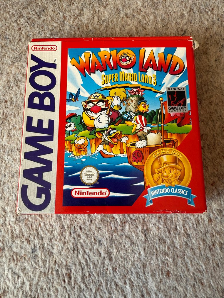 Nintendo - Gameboy - Wario Land: Super Mario Land 3 FAH Euro UK - Videospiel - In Originalverpackung #1.0