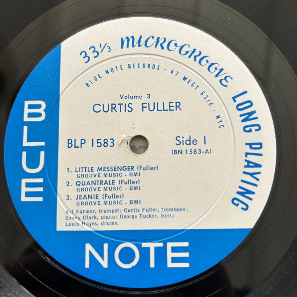 Curtis Fuller - Multiple artists - Volume 3 (1st mono pressing!) - Single Vinyl Record - 1st Mono pressing - 1960 #3.2