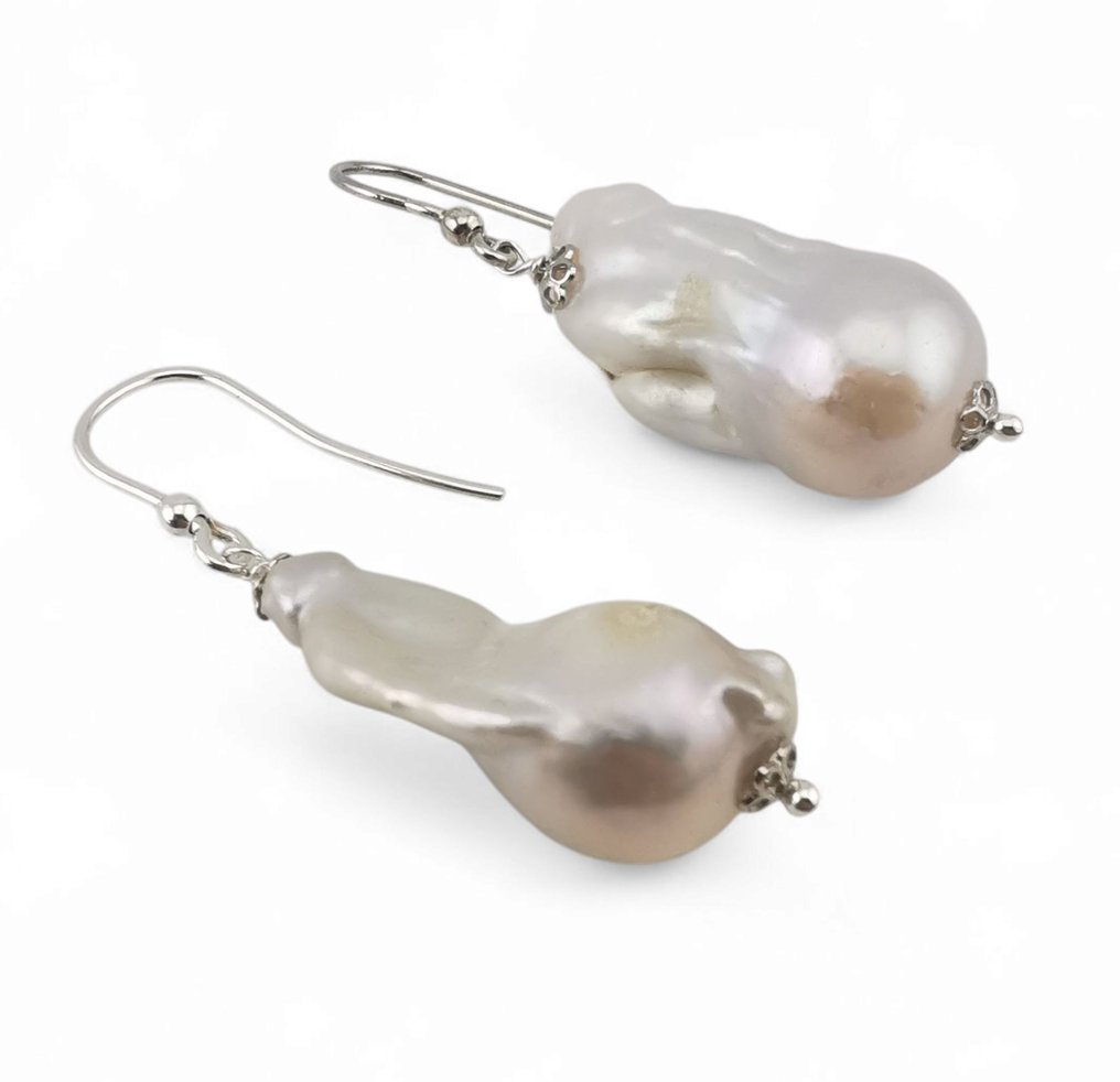 珍珠 - Argento 925 - 耳環 - 意大利制造 #2.1