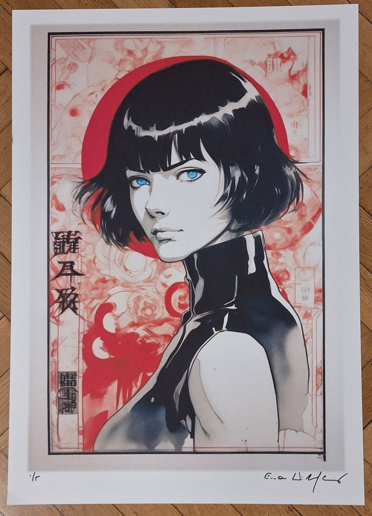Emma Wildfang - Ghost in the Shell - Watercolor and pencil edition - Large size #1.0