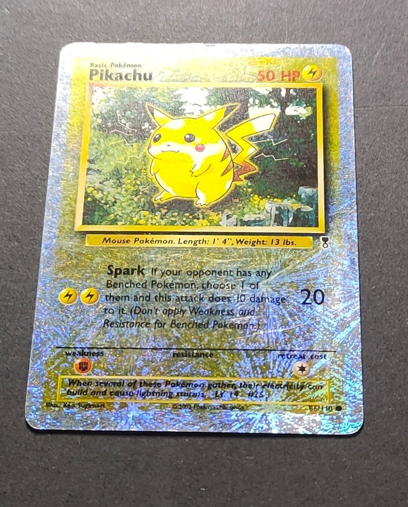 Pokémon - 1 Card - pikachu reverse holo - legendary collection - 86/110 - WOTC - Legendary Collection #2.1