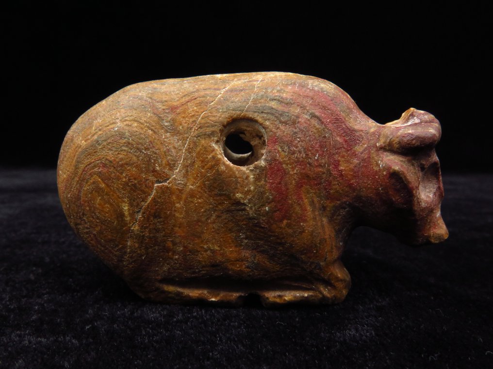 Mesopotamian Stone Large Bull statuette - 6.5 cm (No reserve price) #1.0