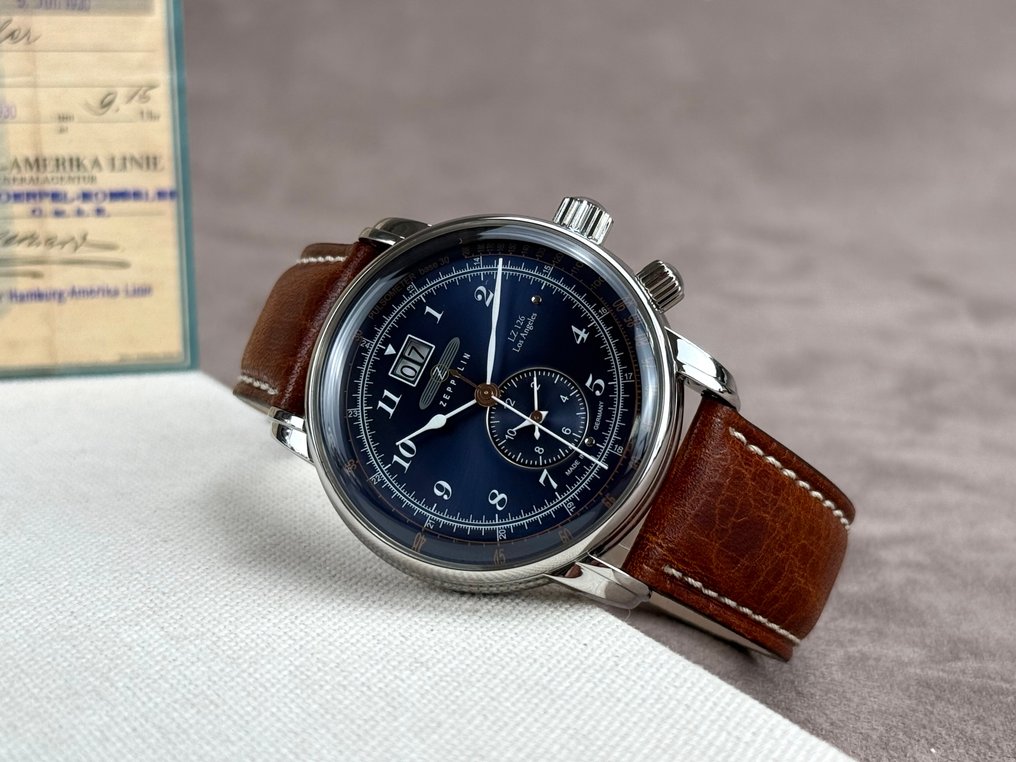 Zeppelin - Dual Time Zone / Date - Los Angeles - 8644-3 - Mænd - 2020+  #3.2