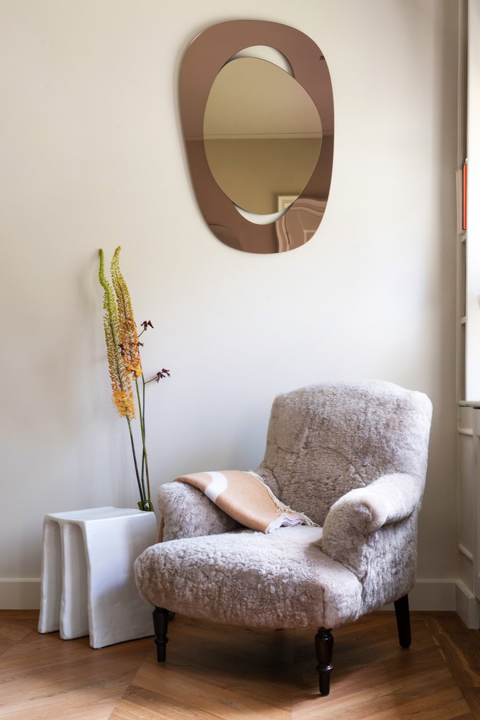 Pon Design - Laura Gaiteiro - Καθρέφτης τοίχου  - Εκθεσιακός χώρος 'SOUL ME Bronze & Silver' Μεγάλος καθρέφτης περιορισμένης έκδοσης - χαμηλή ελάχιστη #3.2