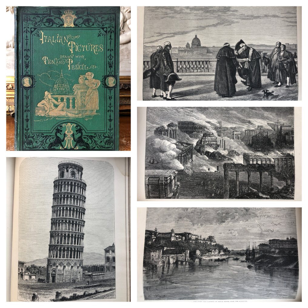 Rev.Samuel Manning. - Italian Pictures: Drawn with pen & pencil. - 1880 #1.0