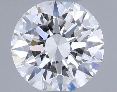 1 pcs Diamond  (Natural)  - 0.33 ct - Round - D (colourless) - VS1 - Gemological Institute of America (GIA) #1.0