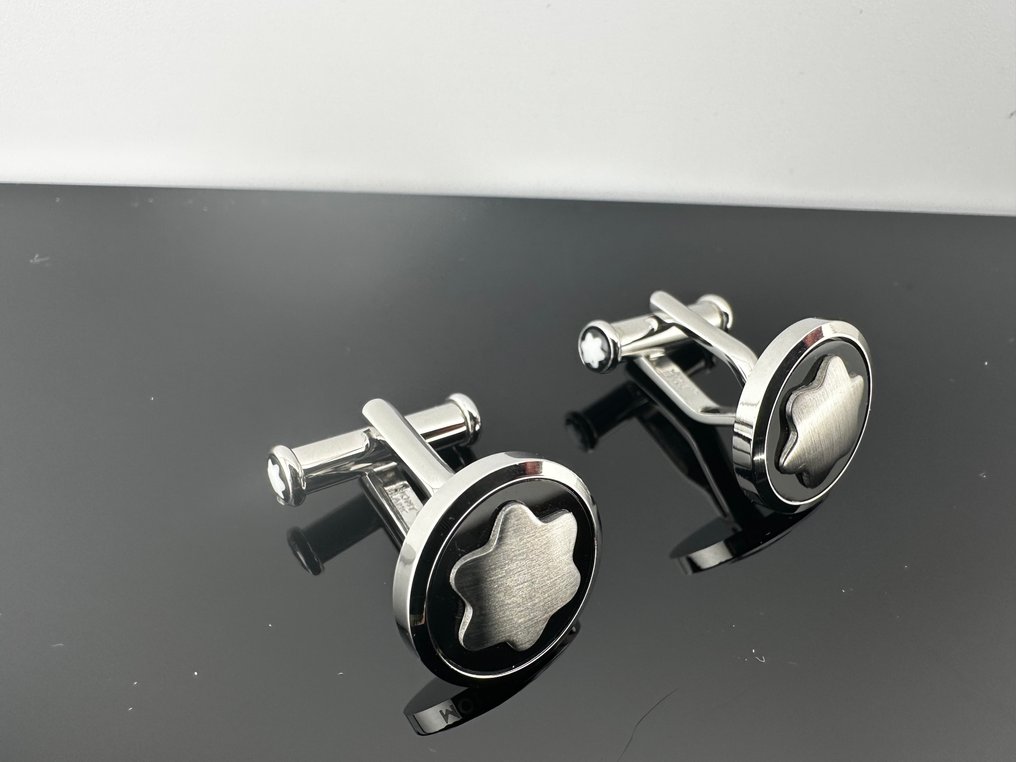 Montblanc - Χάλυβας - Μανικετόκουμπα - Ενθέσεις Snowcap #116661 #4.3