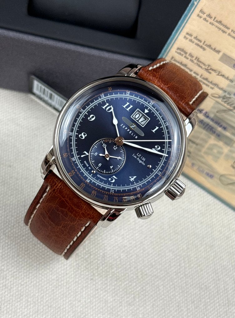 Zeppelin - Dual Time Zone / Date - Los Angeles - 8644-3 - Mænd - 2020+  #1.0