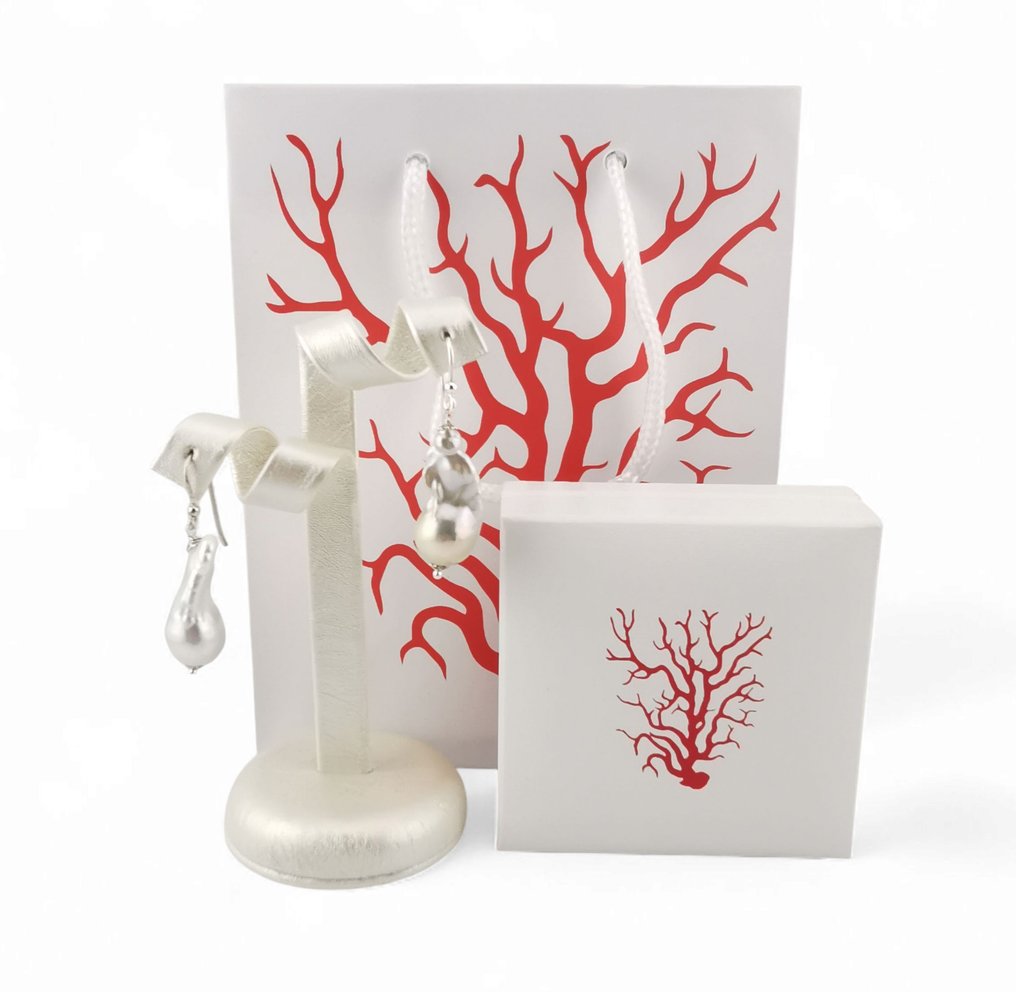 珍珠 - Argento 925 - 耳環 - 意大利制造 #3.2