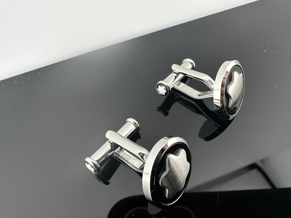 Montblanc - Χάλυβας - Μανικετόκουμπα - Ενθέσεις Snowcap #116661 #3.2