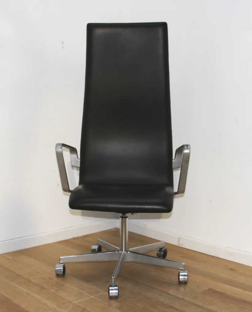 Fritz Hansen - Arne Jacobsen - 椅 - 牛津椅 - 皮革 #1.0