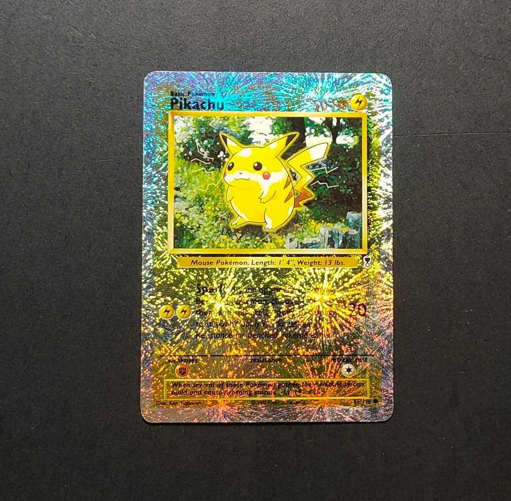 Pokémon - 1 Card - pikachu reverse holo - legendary collection - 86/110 - WOTC - Legendary Collection #1.0