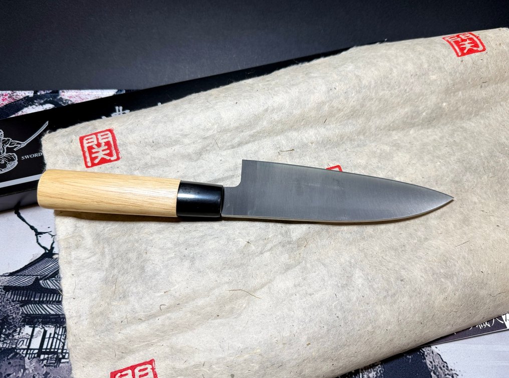 Satake SWORD SMITH - 厨刀 - Deba bōchō - 钢 - 日本 - 伪造的日本DEBA #3.2