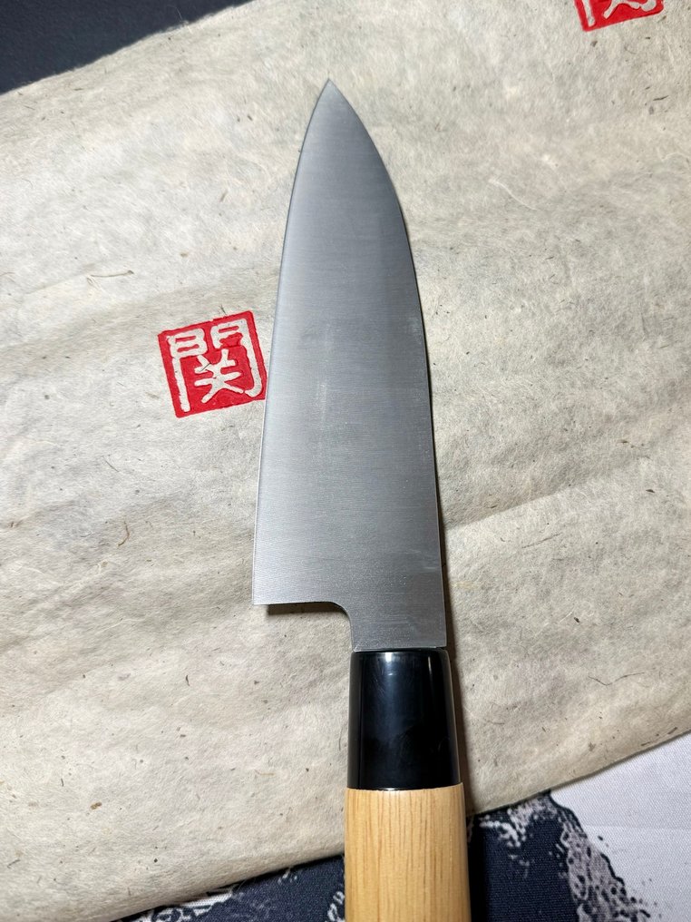 Satake SWORD SMITH - 厨刀 - Deba bōchō - 钢 - 日本 - 伪造的日本DEBA #4.3