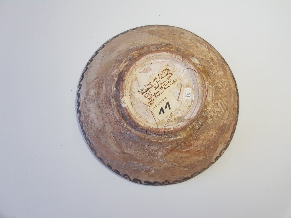 Ισλαμική Νισηπούρη, γυαλισμένο κεραμικό μπολ. - Terracotta - Παρακαλούμε παρέχετε το κείμενο προς μετάφραση στα περσικά για να μπορέσω να το μεταφράσω στα - 10ος αιώνας #4.3