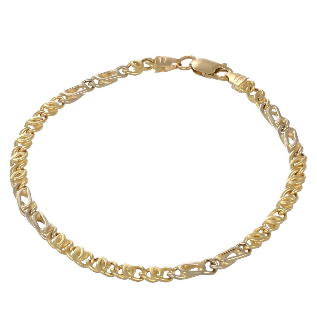 Sans prix de réserve - Bracelet - 18 carats Or jaune, Or blanc #1.0
