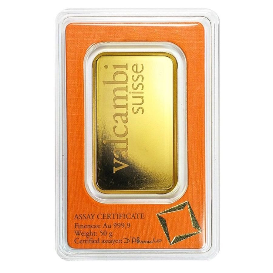 50 grammi - Oro - .9999 - Valcambi - Sigillato e con certificato #1.0