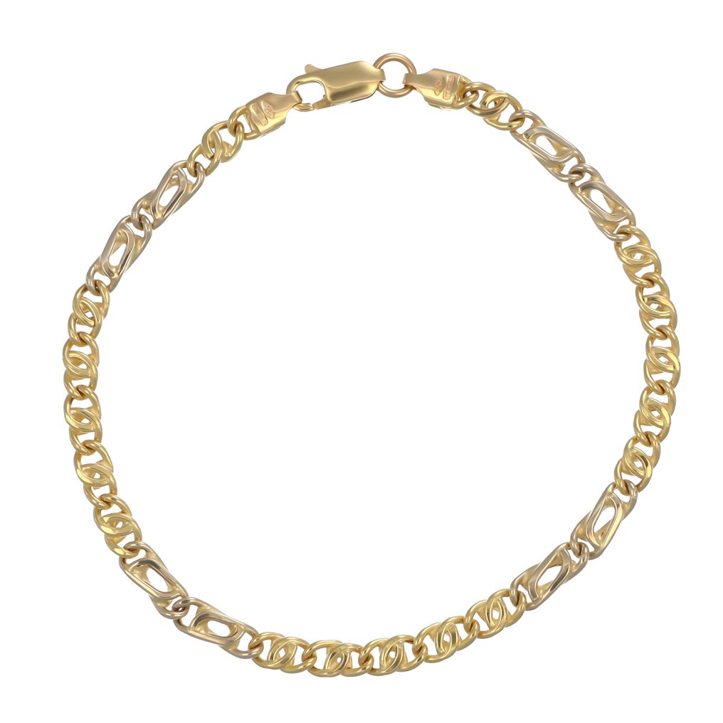 Sans prix de réserve - Bracelet - 18 carats Or jaune, Or blanc #1.0