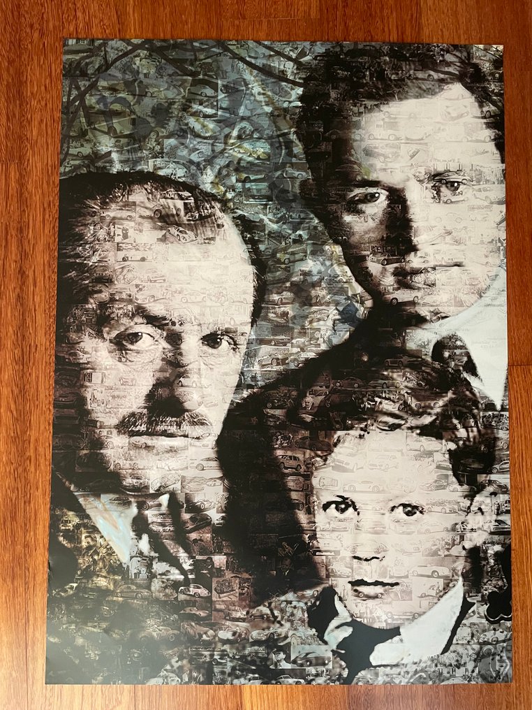 Poster - Porsche Generations - art by Caroline Llong - NO ENVIO A CANARIAS - 2018 #1.0