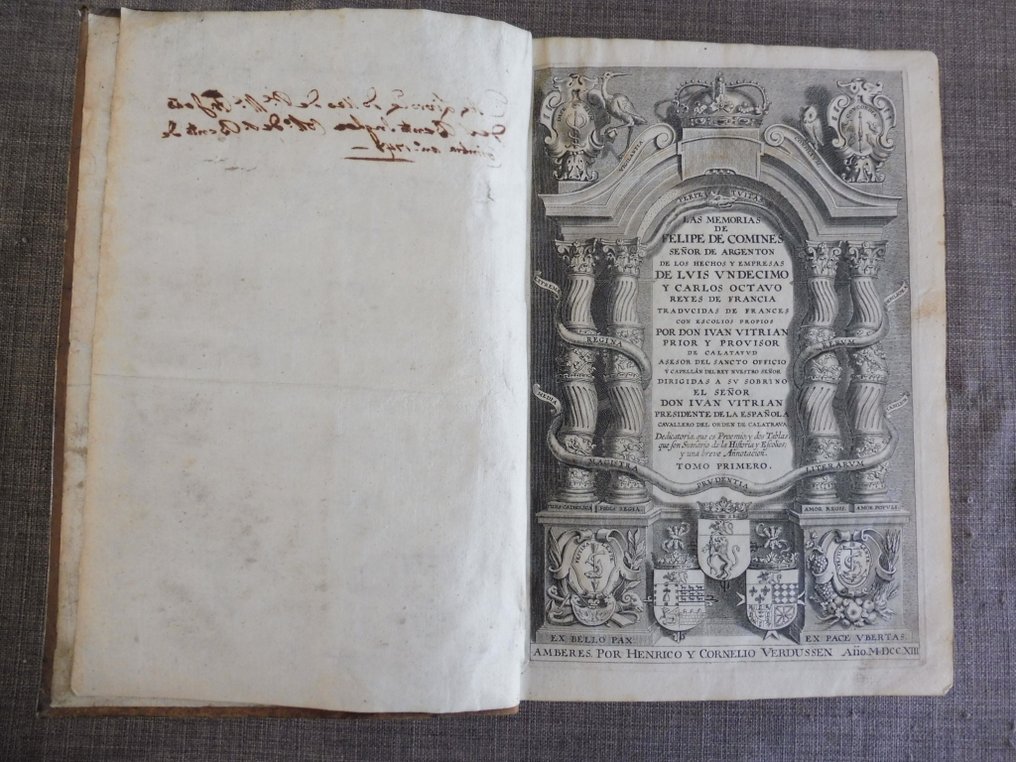 Felipe de Comines - Las memorias de Felipe de Comines - 1713 #1.2