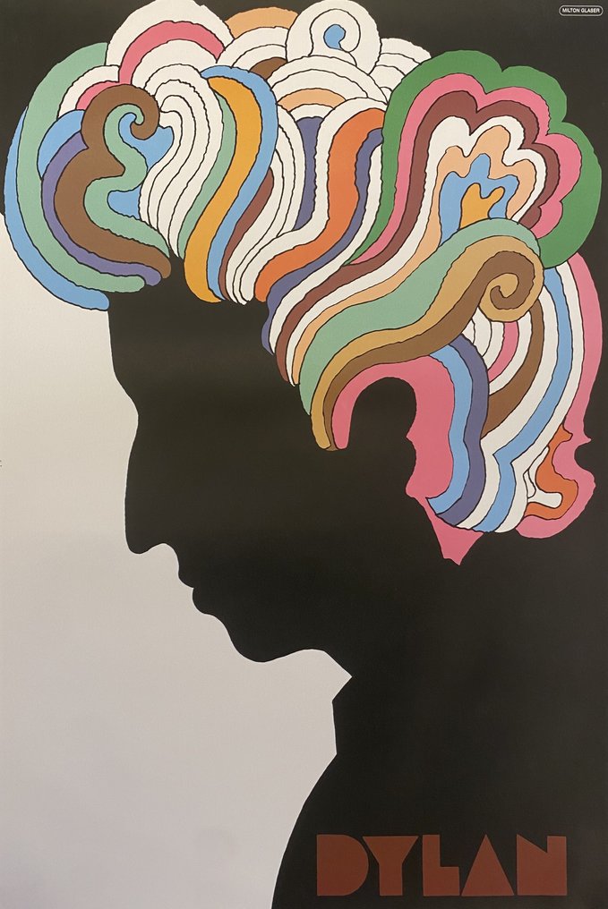 Milton Glaser - BOB DYLAN - Δεκαετία του 1980 #1.0