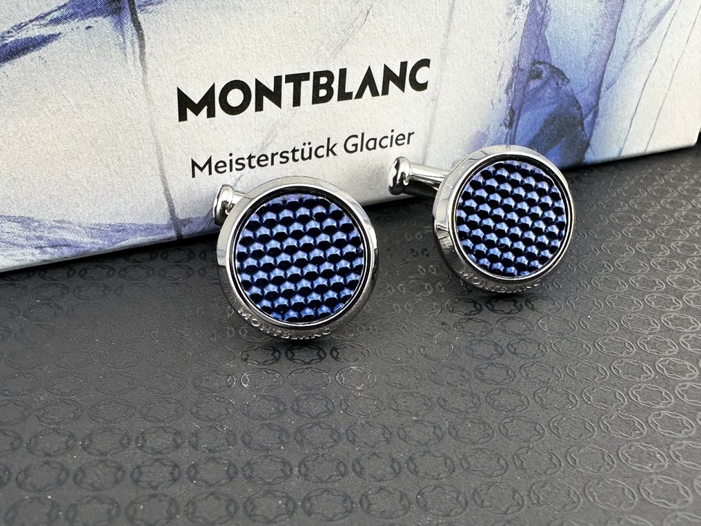 Montblanc - Teräs - Kalvosinnapit - Jäävuorensininen #112904 #1.0