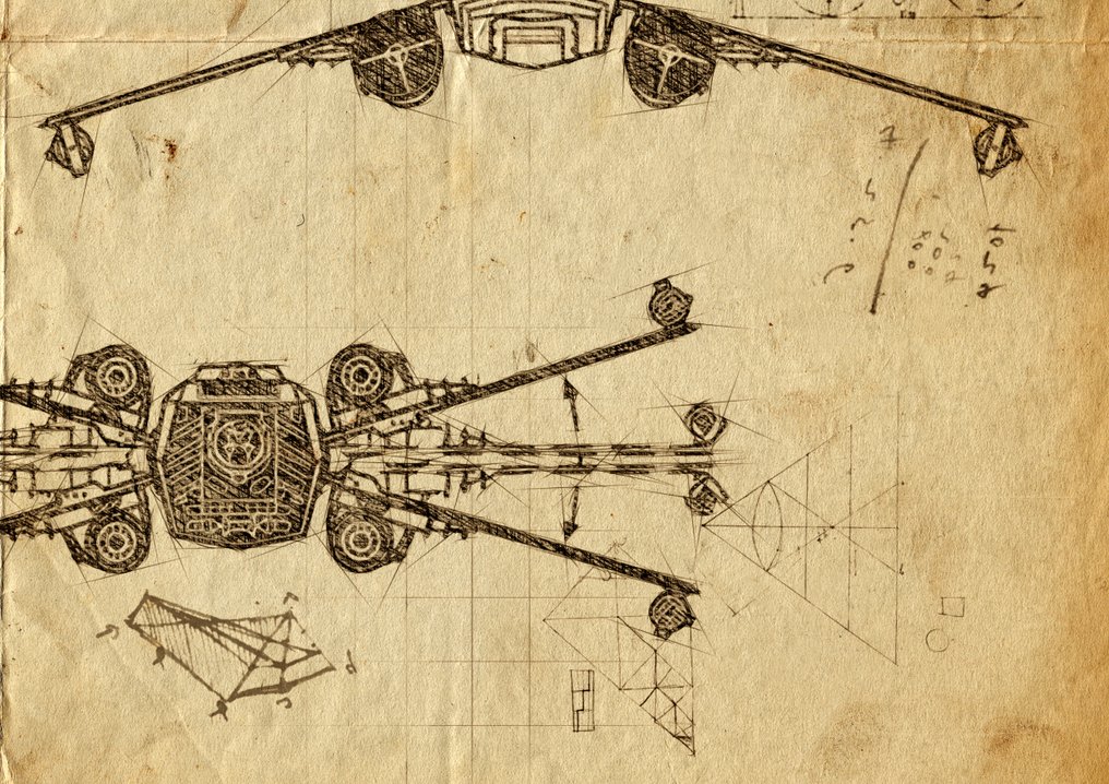 Boriani - Star Wars - X-WING, Da Vinci Series - limited edition 5/20 #4.3