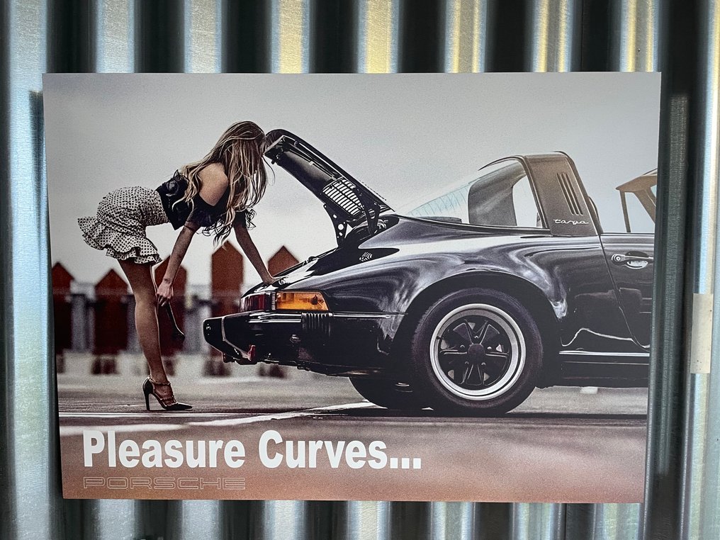 Poster pubblicitario in alluminio - Porsche - NO ENVIO A CANARIAS #1.0