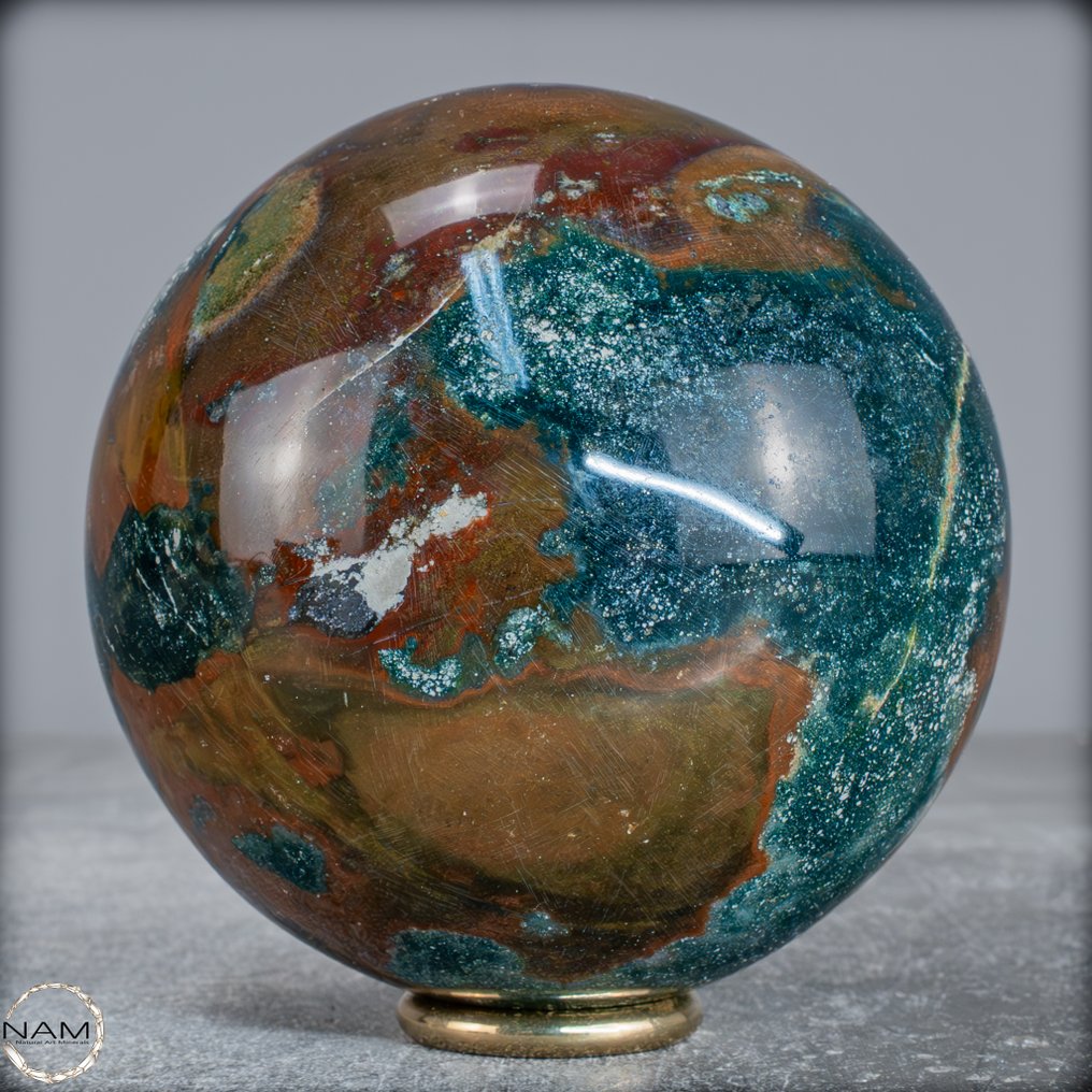 Σπάνια Καλλιτεχνική Ωκεανίτης Σφαίρα- 794.44 g #3.2