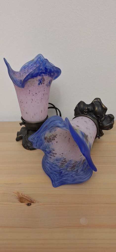 Φωτιστικό (2) - Γυαλί, Ορείχαλκος #1.0