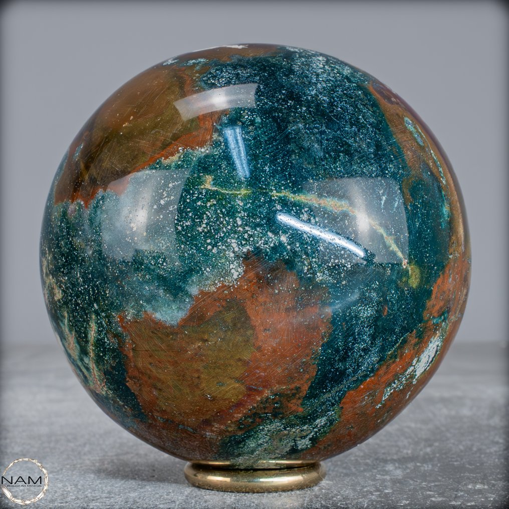 Σπάνια Καλλιτεχνική Ωκεανίτης Σφαίρα- 794.44 g #2.1