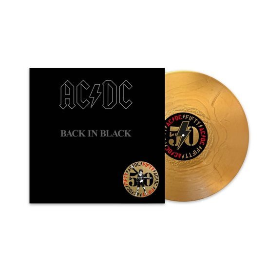 AC/DC - Back In Black Exclusive 50th Anniversery Gold Vinyl (US-import) - LP - 2024 #1.0