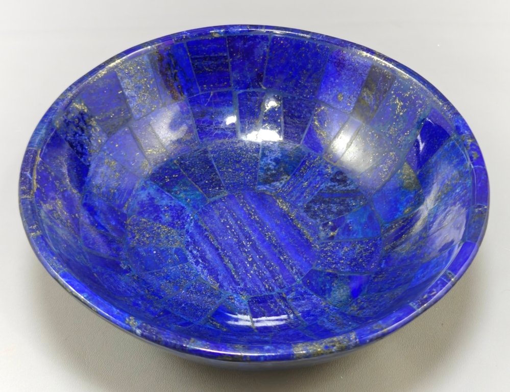 天然 AAA 拉长石 碗 - 高度: 147 mm - 宽度: 48 mm- 927 g - (2) #4.3