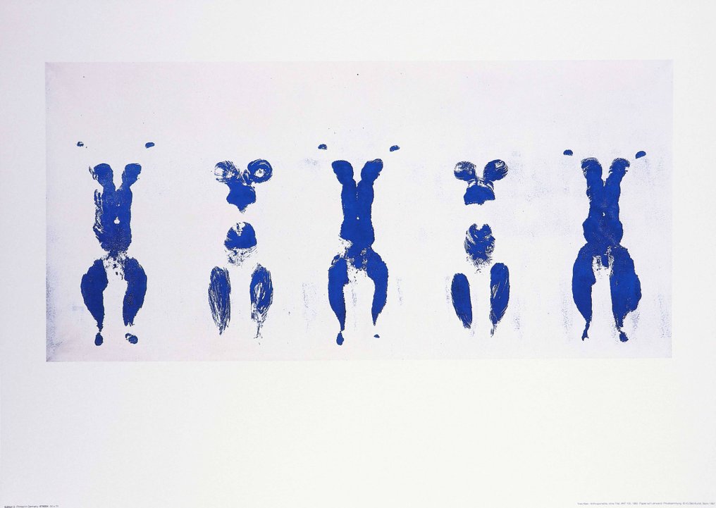 Yves Klein (1928-1962) - Anthropometrie, ANT 100. #1.0