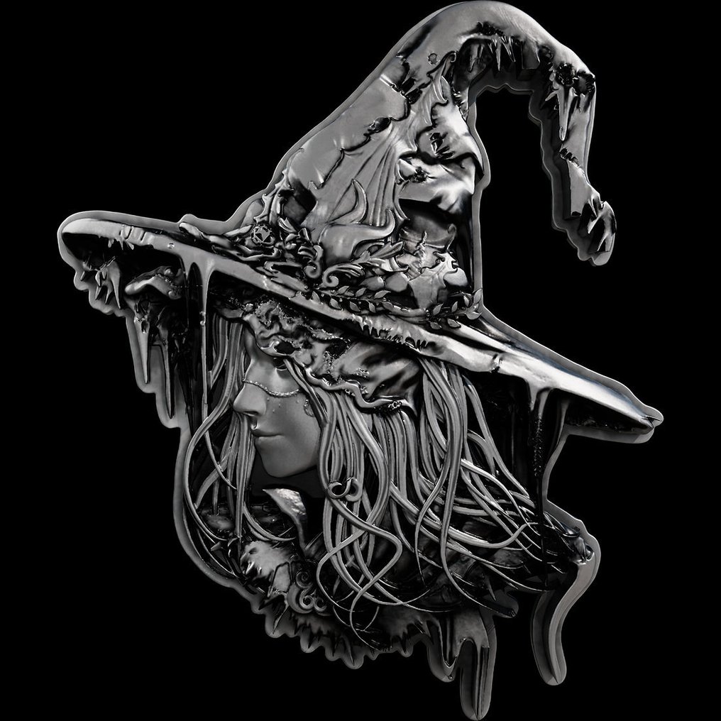 Kamerun. 2000 Francs 2025 Amulet of Sorcery 2 Oz, (.999) #1.0